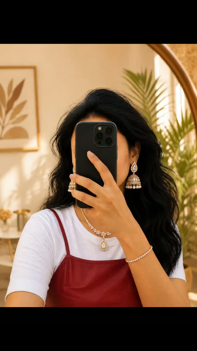 Modish Gold Plated Necklace Set for Women image 4